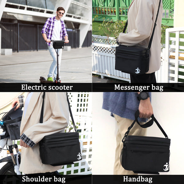 Bike Bag for Waterproof Bike Basket Cycling Front Handlebar Bag With Strap