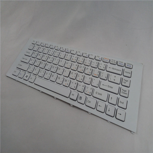 NEW Replacement For SONY VAIO VPCEA PCG-61317L MP-09L13TO-8861 148792451 550102L11-515-G TO White Laptop Keyboard TO Version