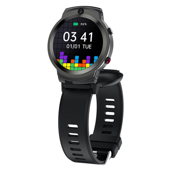 2021 Popular Hot Dual Camera 4G smart phone Smartwatch DM28 Face ID  IP67 Waterproof WIFI 5G GPS Smart Watch