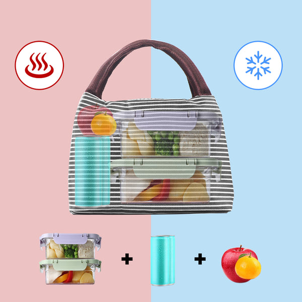 Lunch Bag Reusable Work Lunch Bag Leakproof Waterproof Thermal Cooler Tote Bag