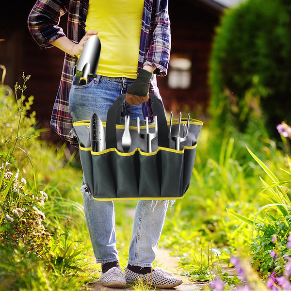 5 PCS Gardening Tools Set Kit Garden Gifts Aluminum Garden Pruning Tools Gift