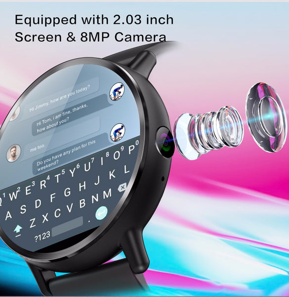DM19 IP67 waterproof pixels 2.03 screen Best price 4G Android smart watch no 4G with bluetooth 640*590
