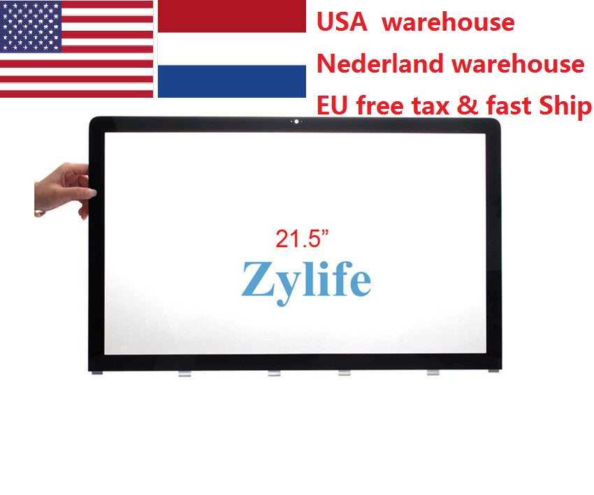 Netherlands free tax New 21.5" GLASS PANEL for iMac A1311 (Late 2009 Mid 2010 2011) FRONT LCD DISPLAY COVER