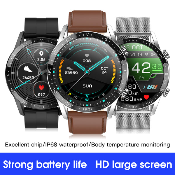 T03 Smart Watch Men 24 hours continuous temperature monitor IP68 ECG PPG BP Heart Rate Fitness Tracker sports Smartwatch