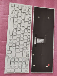 NEW Keyboard for Sony Vaio VPC-EB Laptop UK Layout 148793551 EB05 White WithFrame