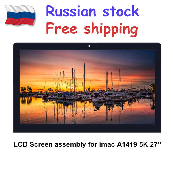 For iMac27'' A1419 5KNew Retina Display LCD Screen Assembly LM270QQ1 SDB1 SDA2 SDC1 EMC2834 2806 3070 Ship from Russia