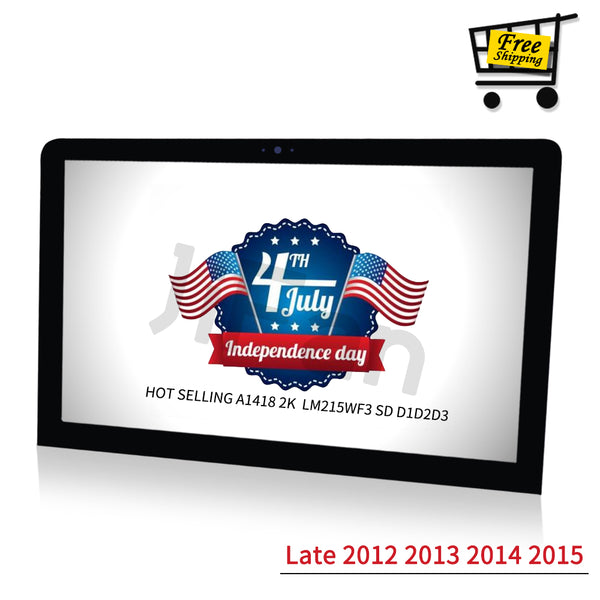 Free Shipping to USA Original 21.5'' A1418 2k Retina LCD Display Screen LM215WF3 SD D1(D2) D3 2014 2015 MD093 661-7109 EMC 2889