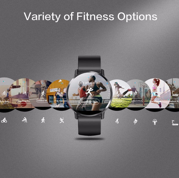DM19 4G Black SmartWatch 2.03 Inch Round Screen MTK6739 Quad Core Android 7.1 OS 16GB Rom 8MP Camera GPS WIFI Bluetooth 640*590