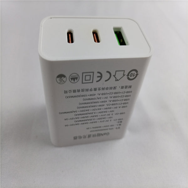 HKS 65W GaN QC PD 3.0 USB Type C Wall Charger US Laptop Adapter For iPhone 12