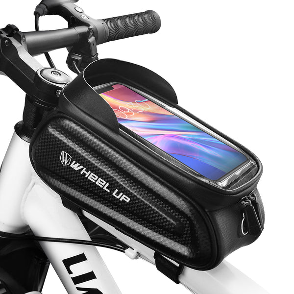 Bike Phone Front Frame Waterproof Cycling Front Top Tube Bag Below 6.5"