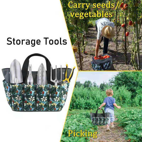 Garden Tote Tool Bag Kit Tool Set Carrier Repair Tools Bag Garden Tools Tote Bag