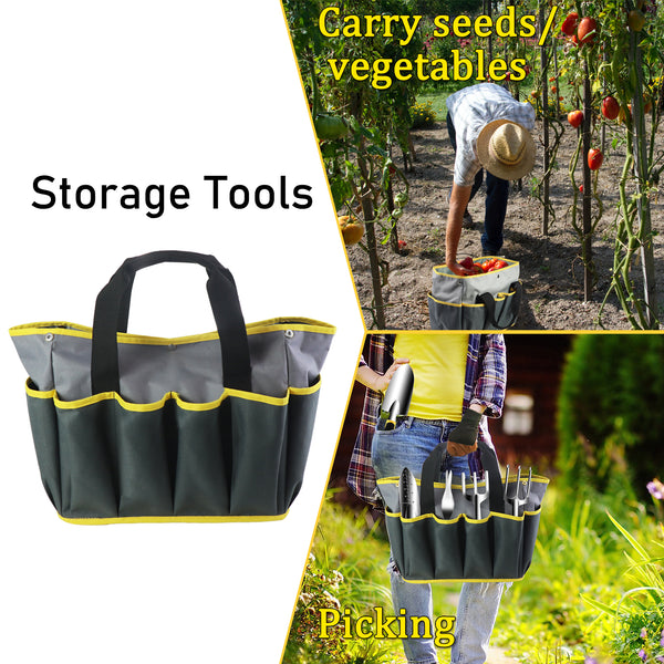 Garden Tote Bag Kit Tool Set Garden Gifts Three-dimensional Gardening Tools Bag